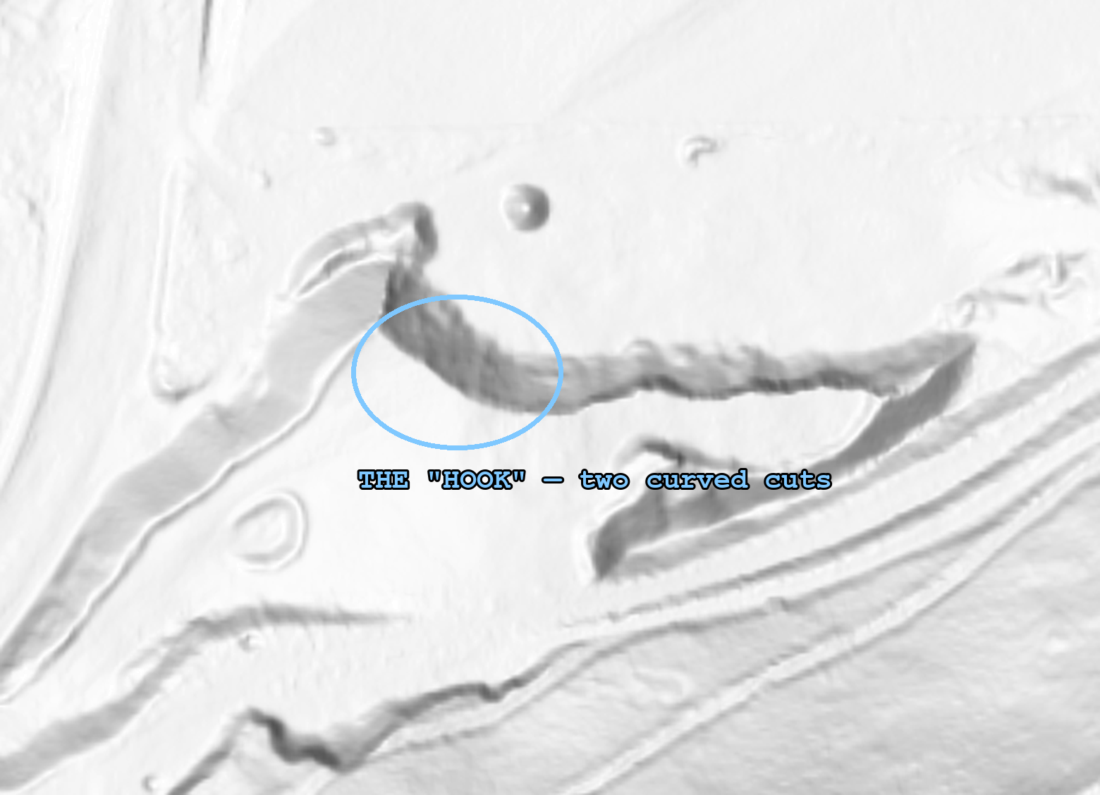 LIDAR zoom: the hook